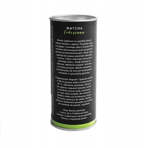 Moya Matcha Codzienna japońska zielona herbata sproszkowana BIO 30g na Arena.pl