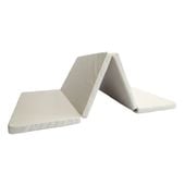 Materac gimnastyczny Gamma 200x100x10 cm składany 4-częściowy beżowy