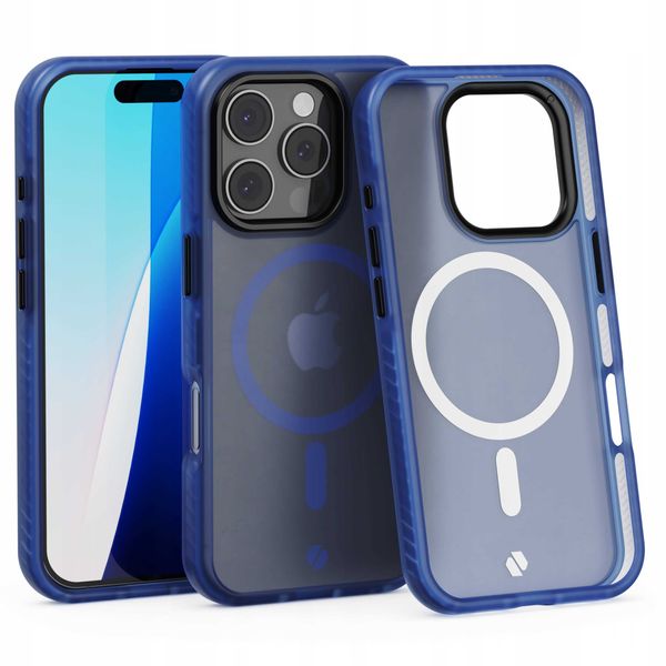 Spacecase Hybrid Fusion Mag Iphone 16 Pro Dark Blue zdjęcie 1