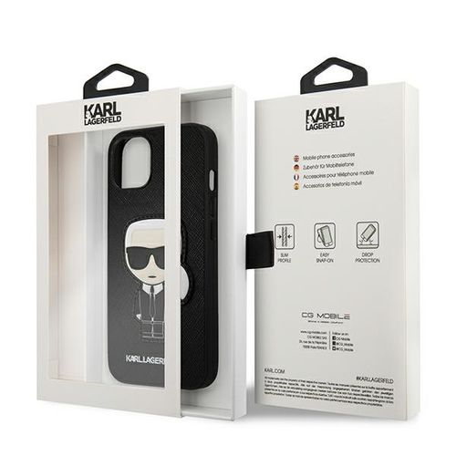 Etui Karl Lagerfeld do iPhone 13 mini, Czarny na Arena.pl
