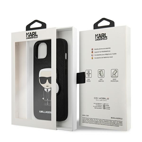 Etui Karl Lagerfeld do iPhone 13 mini, Czarny zdjęcie 8