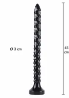 hidden desire extreme anal snake 45 cm - elastyczny model xxl, czarny