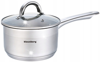 RONDEL STALOWY 16cm 1,8L indukcja z pokrywą