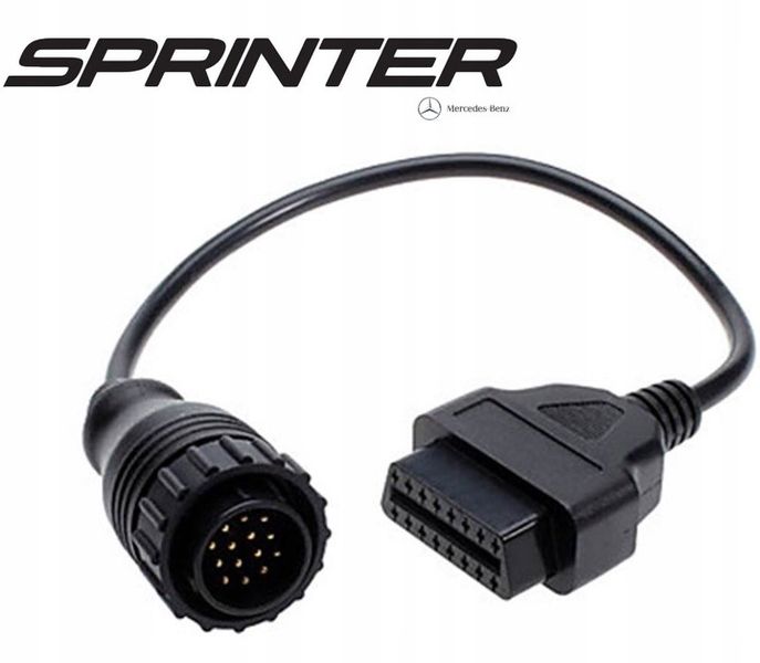 KABEL ADAPTER OBD2 NA 14 PIN MERCEDES LT SPRINTER AUTOCOM DELPHI MULTIDIAG zdjęcie 4