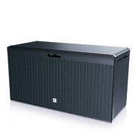 KADAX Skrzynia Ogrodowa Taras Balkon 290L Antracyt