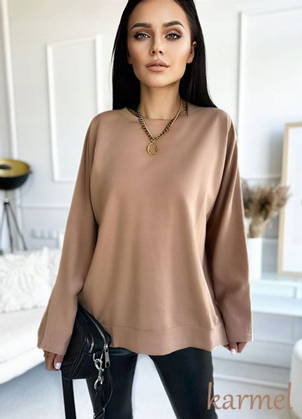 Dresowa BLUZA DAMSKA modna wygodna asymetryczny tył zdjęcie 2