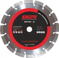 TARCZA DIAMENTOWA 230 x12x22,23mm BETON-B PROFESSIONAL KINCZYK 14-2022