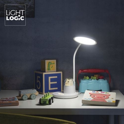 Lampka biurkowa dla dzieci lampa nocna LED LL BINED LED W kotek uchwyt na Arena.pl