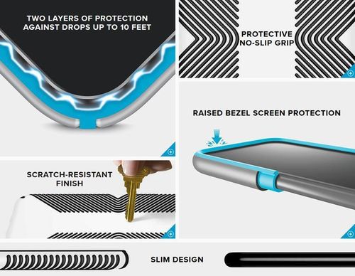 Speck Presidio Grip - Etui iPhone X (Eclipse Blue/Carbon Black) na Arena.pl