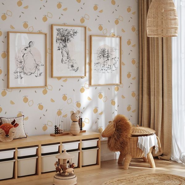 Tapeta Cytrynki W130 270 cm płótno zdjęcie 2