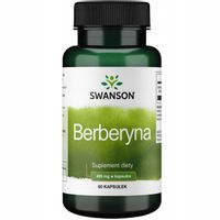 SWANSON BERBERINE HCL 400MG 60K BERBERYNA KRĄŻENIE