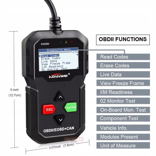Profesjonalny Tester diagnostyczny Skaner OBD2 II na Arena.pl