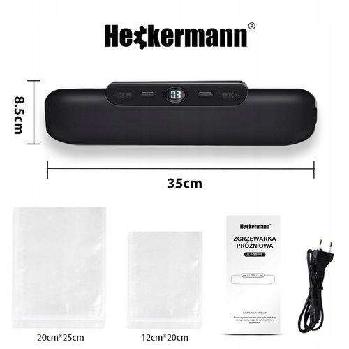 ZGRZEWARKA PRÓŻNIOWA DO PAKOWANIA ŻYWNOŚCI JEDZENIA PAKOWARKA 120W na Arena.pl