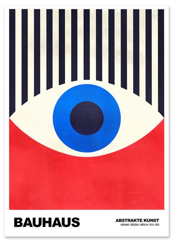 Plakat oko bauhaus 21x29,7 cm A4 na Arena.pl