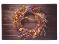 Podkładka mata dekoracyjna na stół tworzywo 43,5 x 28,5 cm stroik jesienny