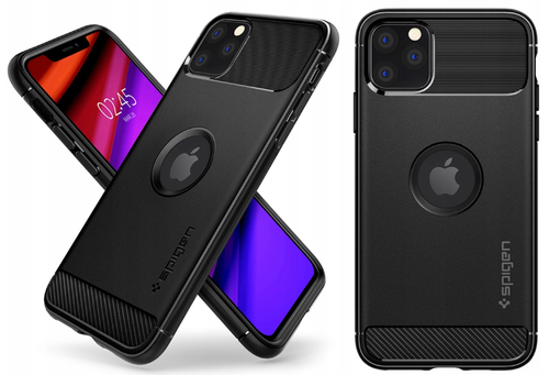 Spigen Rugged Armor Gumowe Case Do Iphone 11 Pro na Arena.pl