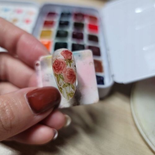 Zestaw AKWARELI SONNET 24 k do Zdobień Paznokci - oryginalne Farby Manicure na Arena.pl