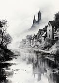 Plakat 50x70cm Mglisty Refleks