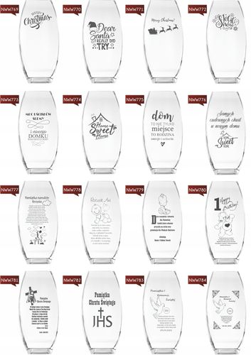 Wazon z grawer PREZENT pamiątka 1 Komunii Świętej na Arena.pl