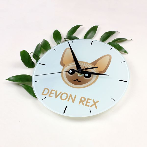 Devon Rex zegar z kotem Art-Dog zdjęcie 4