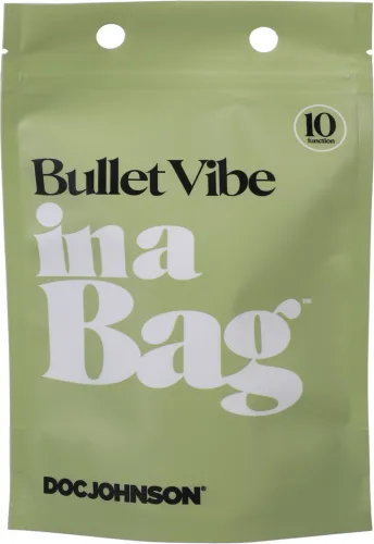 doc johnson mini bullet 10-funkcyjny silikonowy wibrator usb czarny na Arena.pl