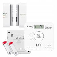 Czujnik Czadu Tlenku Węgla na Baterie Bezprzewodowy Uniwersalny Detektor