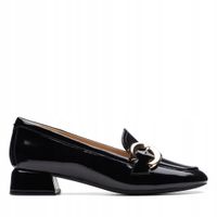 Buty damskie Clarks Daiss 30 Trim 261747164 skórzane czarne 35.5