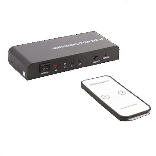 HDMI 2x2 Switch Splitter 1080p 3D na Arena.pl