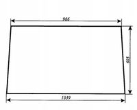 Szyba tylna - tył massey Ferguson MF 255 Chełmża Lubsko KBMF/1