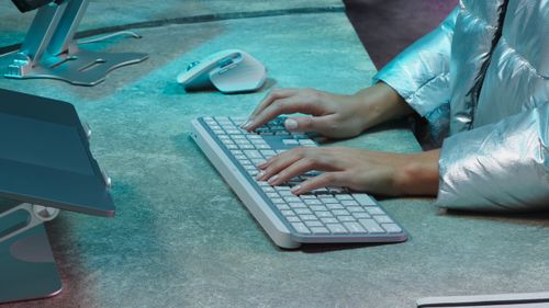 Klawiatura Logitech MX Keys S Jasnoszary na Arena.pl