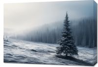 Obraz 70x50cm Samotna Choinka