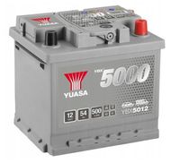 Akumulator Yuasa Silver 12V 54Ah 500A Prawy Plus