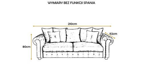 Kanapa CHESTERFIELD YORK 2 na Arena.pl