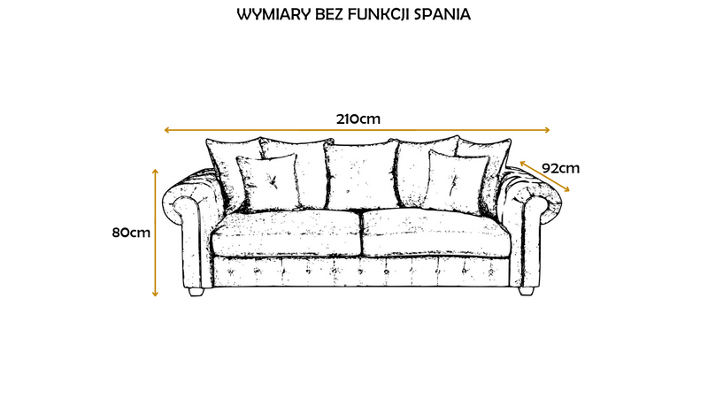 Kanapa CHESTERFIELD YORK 2 zdjęcie 6
