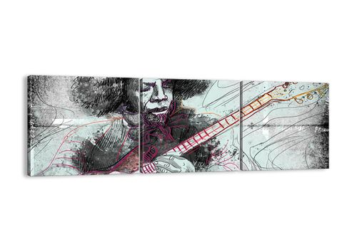 Obraz Na Płótnie - Gitara Muzyka  - 150X50 Cm - Ca150X50-2559 na Arena.pl