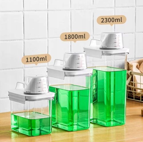 POJEMNIK ORGANIZER DOZOWNIK Z MIARKĄ NA PROSZEK PŁYN DO PRANIA na Arena.pl