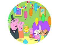 Opłatek na tort Świnka Peppa