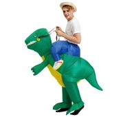 Nadmuchiwany Kostium Zielonego Dinozaura RESTEQ dla Dorosłych na Cosplay