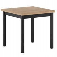 stół st25-fx dąb złoty craft /nogi czarne/ 80x80