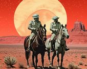Plakat 50x40cm Patrol Kosmiczny