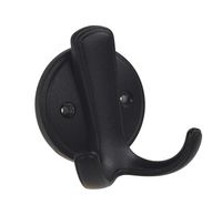 Wieszak na ubrania Schwinn 2681 podwójny Rozstaw w mm - 32, Kolor pokrycia - Czarny struktura