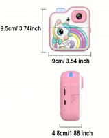 APARAT NATYCHMIASTOWY DLA DZIECI CYFROWY FOTOGRAFICZNY RÓŻOWY JEDNOROŻEC