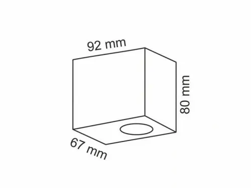 Kinkiet ogrodowy Sanico POLUX odcienie kinkiet satyna GU10 0 W na Arena.pl