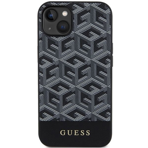 Etui Guess do iPhone 15, iPhone 14, iPhone 13, Czarny, MagSafe zdjęcie 3