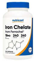 NUTRICOST Iron Chelate from Ferrochel 18 mg - Chelat żelaza (240 kaps.)