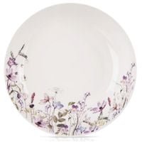 Talerz Obiadowy Duży Głęboki na Obiad Zupę Porcelanowy Kwiaty 600 ml