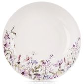 Talerz Obiadowy Duży Głęboki na Obiad Zupę Porcelanowy Kwiaty 600 ml