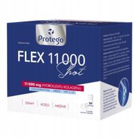 Protego Flex Shot Kolagen 11000 Chondroityna Miedź Wit. C i D 30 ampułek