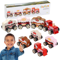 Edukacyjny Ciasteczkowy Pociąg Z Magnesami Cubika 15382