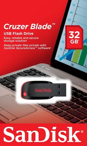 SanDisk Cruzer Blade USB Flash Drive 32GB na Arena.pl